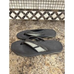 Speedo Men's Tan Brown Flip Flops Sandals Thong Outdoor Beach Sandals Size 11